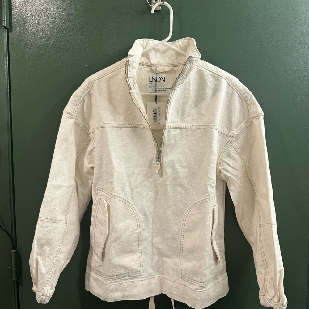 Women's White Jean Jacket by UNIONBAY